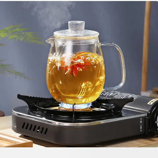 Théière en verre avec infuseur